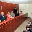Los ministros de la Corte, encabezados por el presidente de la Corte, doctor Antonio Fretes, tomaron el juramento a los magistrados, fiscales y defensores públicos designados.