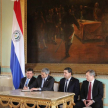 En el Salón Independencia del Palacio de López se realizó el acto de promulgación de leyes contra lavado de dinero
