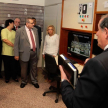 Al terminar el acto inaugural recorrieron las nuevas instalaciones y mejoras.