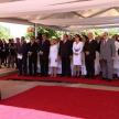 Autoridades judiciales, nacionales, departamentales y exministros de la máxima instancia judicial participaron del evento.