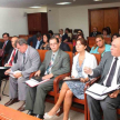 La reunión con los directores administrativos se desarrolló en el noveno piso, torre norte, del Palacio de Justicia de Asunción.