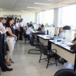 Los estudiantes iniciaron el recorrido visitando diversas áreas de la sede judicial de la Capital.