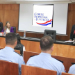 La jornada fue inaugurada por la doctora Andrea Cristina Vera Aldana, jueza del Tribunal de Apelación Penal de la Adolescencia, Primera Sala.