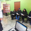 En el distrito de Eugenio A. Garay, los participantes recibieron una charla sobre medianería y linderos entre vecinos, a cargo de la jueza de Paz, magíster Marta Rivas de Candia.