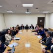 Como parte de su agenda, el doctor Diesel mantuvo reuniones con representantes de diversos gremios de abogados.