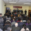 El juicio oral es seguido en la sala por numerosos observadores internacionales.