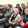 Algunos observadores internacionales presentes en el juicio.