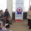 Los visitantes conocieron sobre el servicio de Mediación, momento de la charla con la doctora Gladys Alfonso, directora de dicha dependencia.