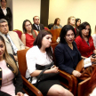 Varios magistrados participaron de la charla.