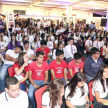 Gran cantidad de estudiantes participaron del simulacro de juicio.