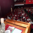 La presidenta de la Circunscripción Judicial de Central, María Teresa González de Daniel en la presentación de la actividad