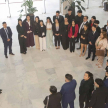 Alumnos de segundo año de la carrera de Derecho.