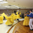 El Ballet Municipal de Luque participó durante el momento artístico.