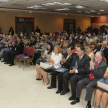 Autoridades, magistrados y funcionarios judiciales estuvieron presentes en el acto de presentación del Informe de Gestión. 