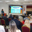 La vicepresidenta, doctora Silvia  Patricia Centurión Ortiz, abordó la parte jurisddicional del informe de gestión.