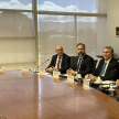 Encuentro encabezado por el presidente de la Corte Interamericana de Derechos Humanos, Rodrigo Mudrovitsch (Brasil), y el presidente de la CSJ, doctor César Diésel, contó con la participación de autoridades del Poder Ejecutivo y Legislativo del Paraguay.