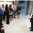 La visita se realizó en la sede judicial de Asunción.