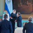 El presidente de la República, Mario Abdo Benítez, encabezó el acto realizado en el Salón Independencia del Palacio de Gobierno.