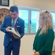 Finalmente, el ministro realizó un recorrido por las instalaciones del Edificio de Tribunales. 