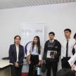 Siguiendo con el recorrido los alumnos de derecho visitaron la Dirección de Mediación donde fueron recibidos por la mediadora Mónica Bogado quien detalló los servicios que ofrece la oficina.