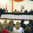 La doctora Irma Alfonzo de Bogarín presentó el primer bloque del conversatorio que dio inicio a la jornada.