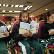 Los estudiantes del tercer grado participaron activamente del encuentro.