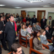 Magistrados y otras autoridades también participaron del juramento.