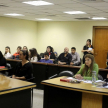 Los estudiantes pudieron observar como se desarrolla un juicio oral y público