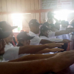 Juramento de 11 nuevos facilitadores judiciales de la comunidad Ache, asentados en el distrito de Naranjal.