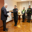 Reconocimiento al personal policial que presta servicios en la sede del Palacio de Justicia de la Capital.