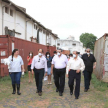 El presidente de la Corte, doctor Antonio Fretes, encabezó la comitiva ambiental.