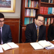 La reunión se llevó a cabo en la sede judicial de la capital.