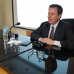 El miembro del Tribunal de Apelación Civil y Comercial, Alberto Mártinez Simón expuso durante el desarrollo del taller