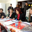 La doctora Miryam Peña, también participo de la visita al centro de reclusión de modo a verificar las situaciones procesales de los internos.