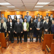 Visitaron las instalaciones del Palacio de Justicia de Asunción alrededor de 24 estudiantes de la carrera de Derecho de la Universidad del Sol (UNADES).