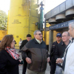 El ministro de la Corte Antonio Fretes y comitiva recorrieron las instalaciones de la firma.