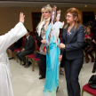 En la ofrenda se hizo entrega de una imagen corpórea de la Virgen María Auxiliadora.