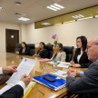 En el encuentro se intercambiaron opiniones sobre diversos aspectos relacionados con el funcionamiento de los Juzgados de Paz y los desafíos que enfrenta el servicio de justicia.
