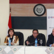 Miembros del Consejo de Administración con el titular de la Circunscripción Judicial de Paraguarí.
