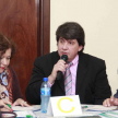René Ojeda, director de Coordinación de Circunscripciones Judiciales, durante la jornada.