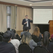 El Salón Auditorio “Dra. Serafina Dávalos” fue sede de la charla con la participación de magistrados, profesionales del derecho y alumnos de la Escuela Judicial.