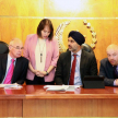 La disertación estuvo a cargo de los abogados Ranjit Uppal, Nigel Priestley y Dan Hope, director de entrenamiento del SFAC.