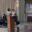 Presentación de video durante la actividad.