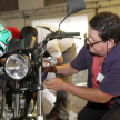 Verificación técnica de moto para su matriculación.