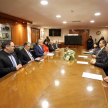 Audiencia protocolar a juristas y académicos argentinos, oradores de Jornadas Binacionales.