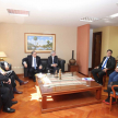  Del encuentro participaron además Delio Vera Navarro, titular de la AJP, y la ministra de la Defensa Pública, Lorena Segovia.