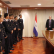 En la Sala del Pleno de la máxima instancia judicial el presidente y la vicepresidenta de la Corte Suprema de Justicia,ofrecieron un acto conmemorativo por el Día de la Santa Patrona de la Policía.