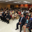 Varios magistrados representantes de gremios, tambien estuvieron presentes durante el acto.
