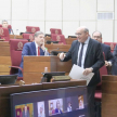 La audiencia fue en la Sala de Sesiones de la HCS.