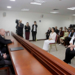 La ceremonia se desarrolló en la Sala de Conferencias del noveno piso de la Torre Norte del Palacio de Justicia de Asunción.